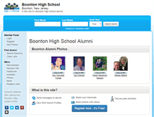 Tablet Screenshot of boontonhighschool.org